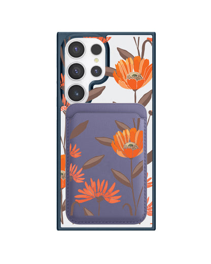 Android Magnetic Wallet Case - November Marigold
