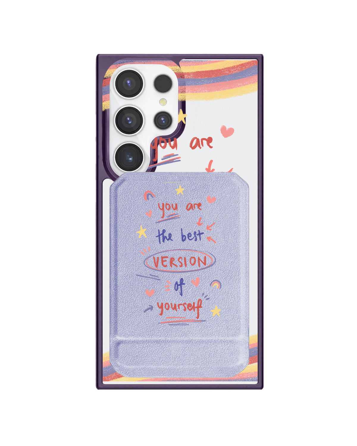 Android Magnetic Multifold Wallet - Love Yourself