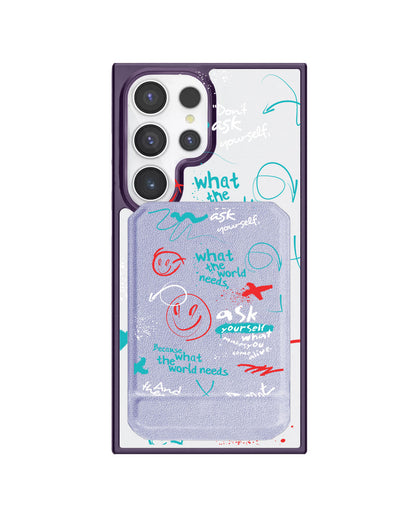 Android Magnetic Multifold Wallet - Graffiti 2.0