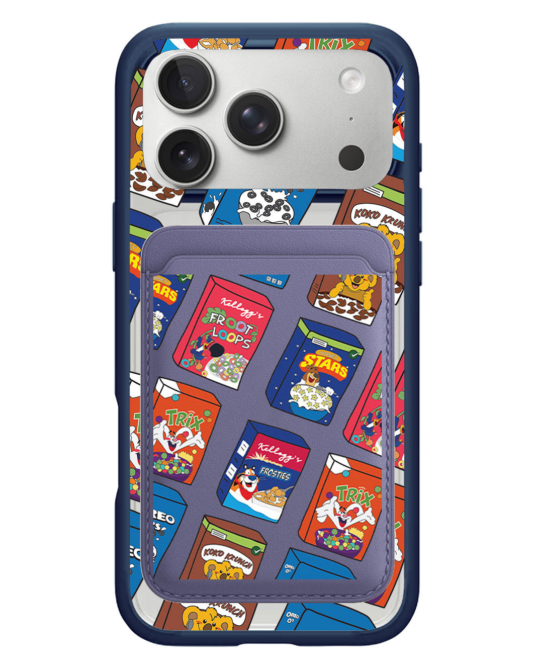 iPhone Magnetic Wallet Case - Cereal Boxes 2.0