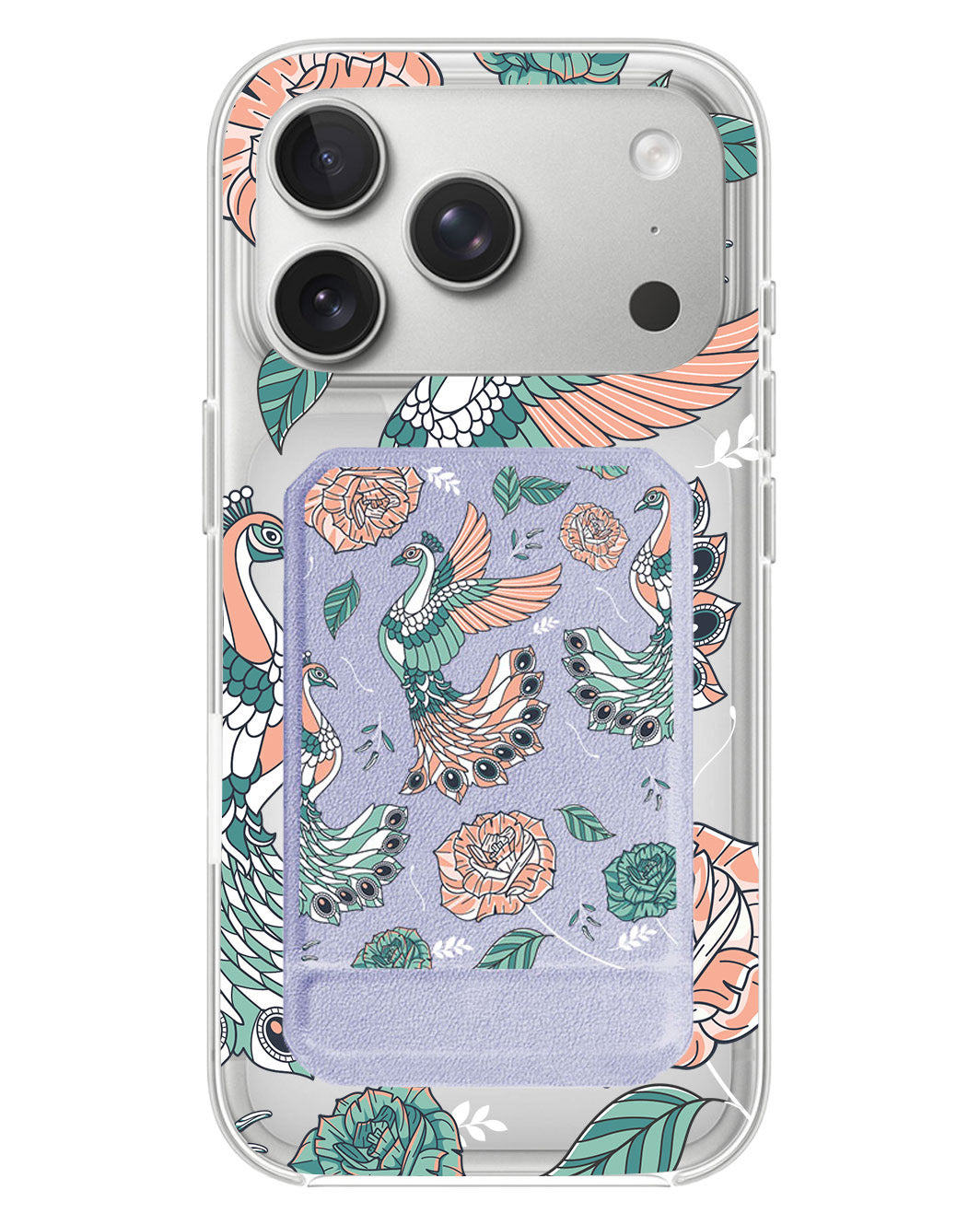 iPhone Magnetic Multifold Wallet - Bird of Paradise 3.0