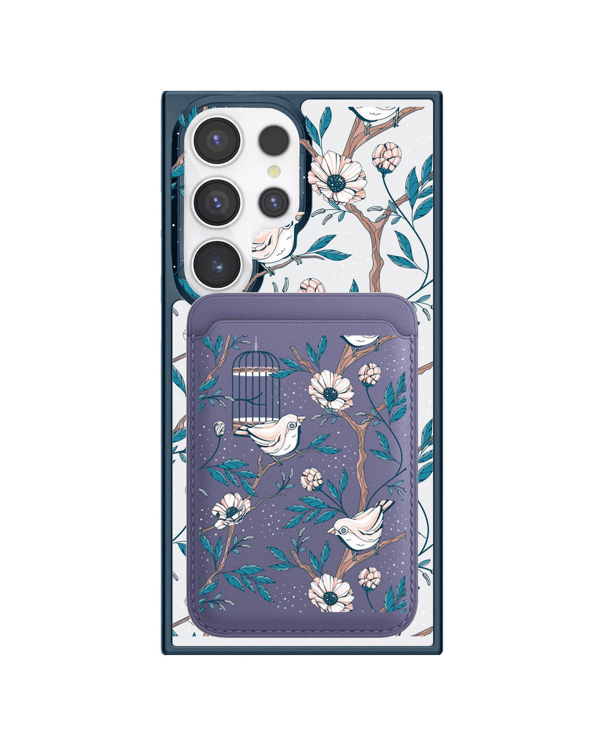 Android Magnetic Wallet Case - Lovebird 3.0