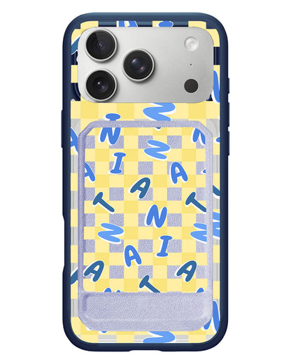 iPhone Magnetic Multifold Wallet - Checkered Monogram 3.0