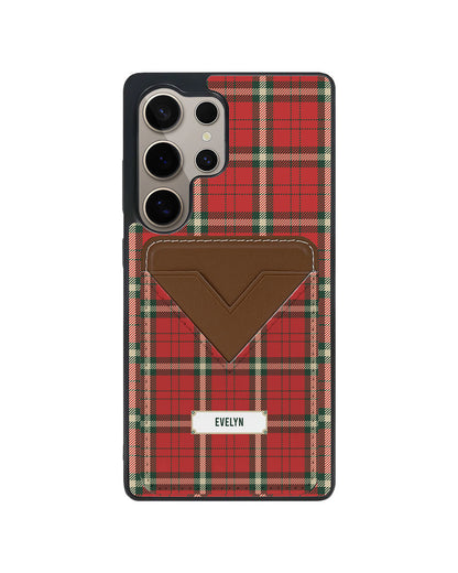 Android Avant Wallet Case - Scottish Tartan