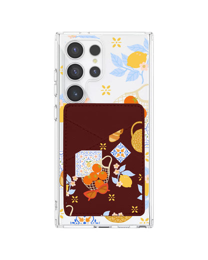 Android Phone Wallet Case - Santorini