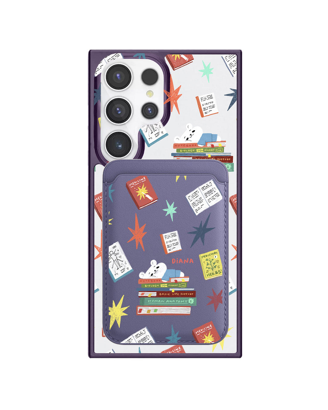 Android Magnetic Wallet Case - Let Me Sleep