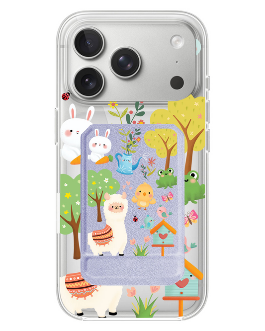 iPhone Magnetic Multifold Wallet - Spring