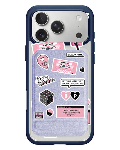 iPhone Magnetic Multifold Wallet - Blackpink Sticker Pack