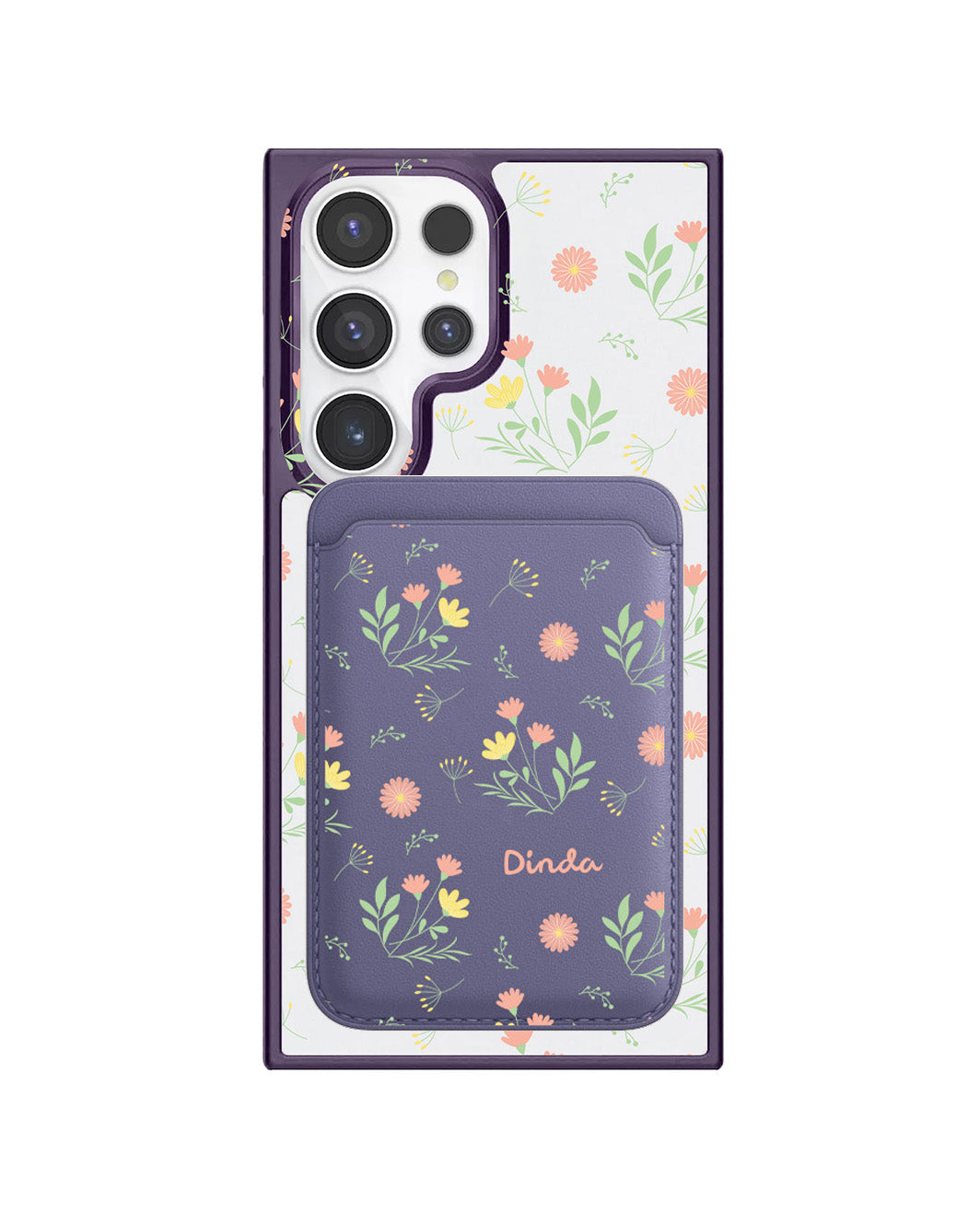Android Magnetic Wallet Case - Dandelion