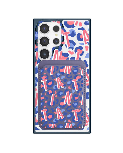 Android Magnetic Wallet Case - Leopard Monogram 1.0
