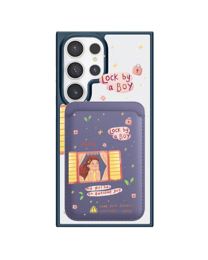 Android Magnetic Wallet Case - Crush Girl