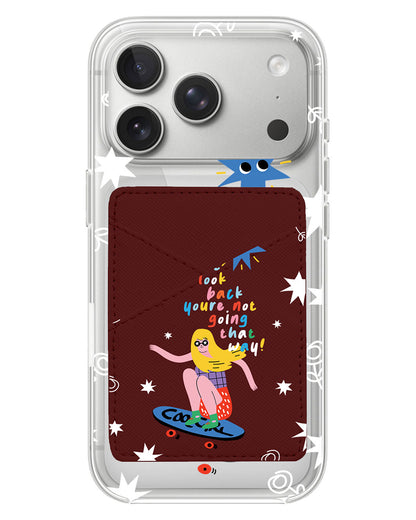 iPhone Phone Wallet Case - Keep Moving
