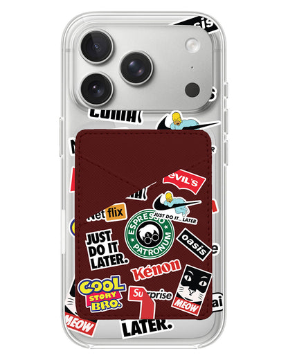 iPhone Phone Wallet Case - Brand Parody 1.0