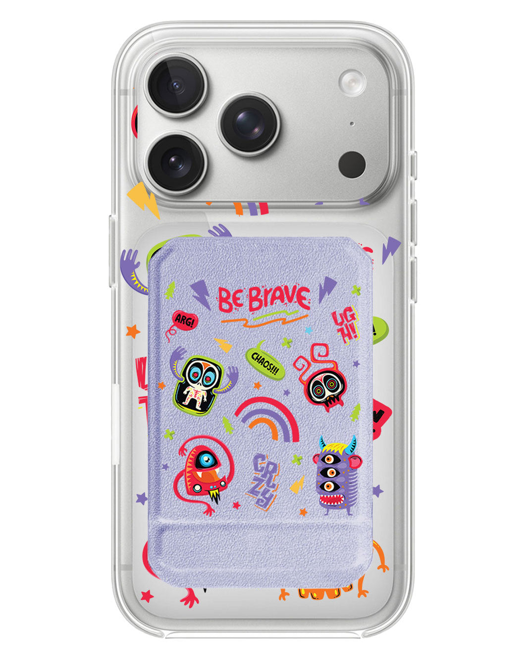 iPhone Magnetic Multifold Wallet - Baby Monster 2