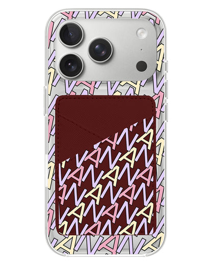 iPhone Phone Wallet Case - Initial 5.0 Monogram