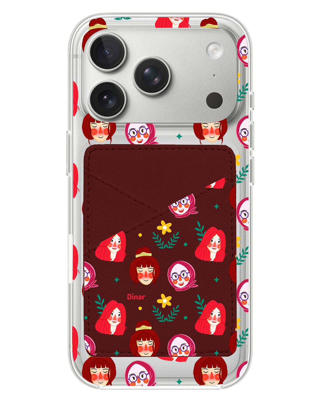 iPhone Phone Wallet Case - Lovely Faces