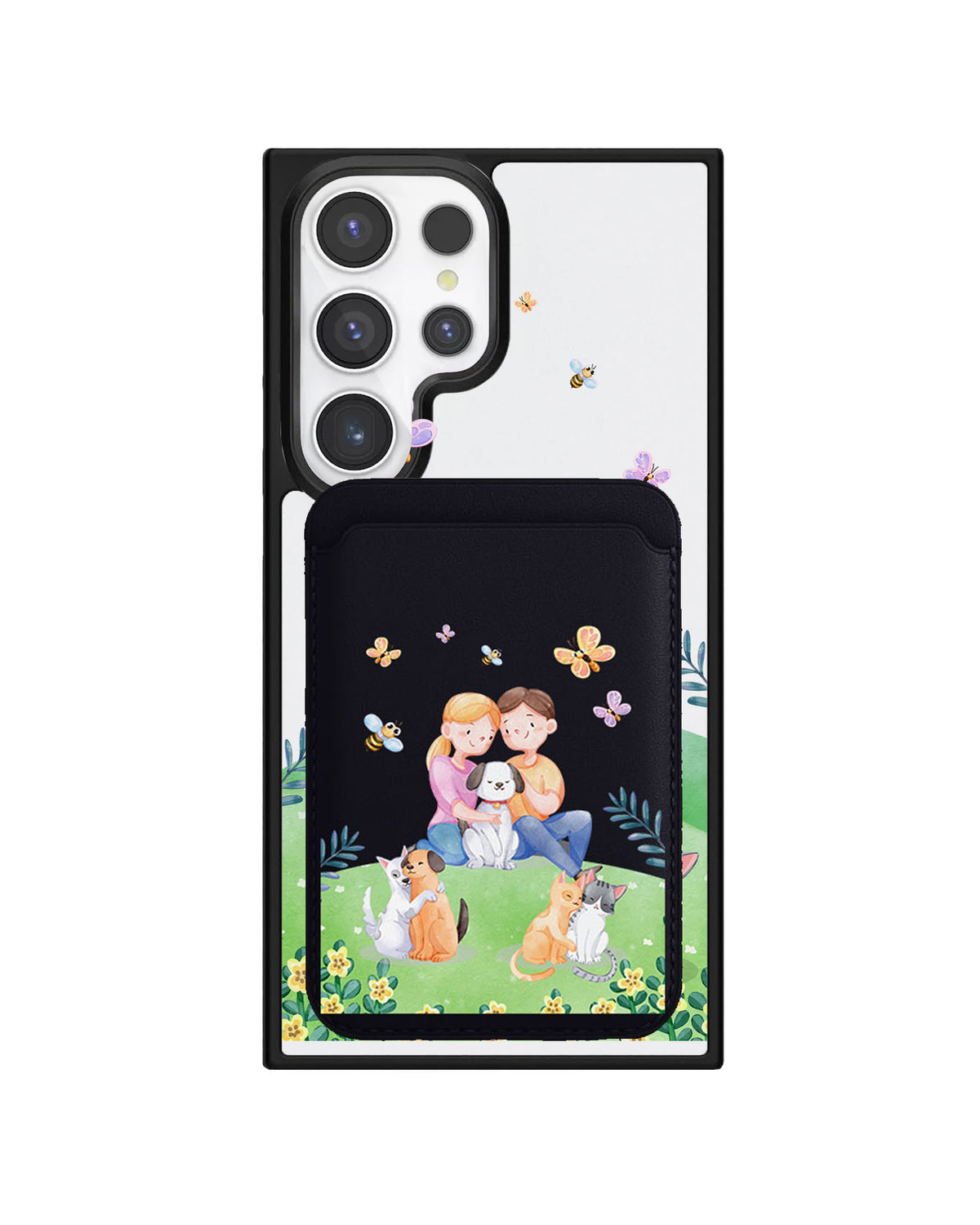 Android Magnetic Wallet Case - Adorable Animals
