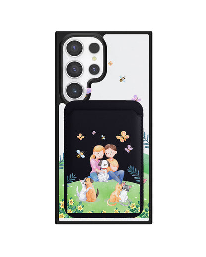 Android Magnetic Wallet Case - Adorable Animals