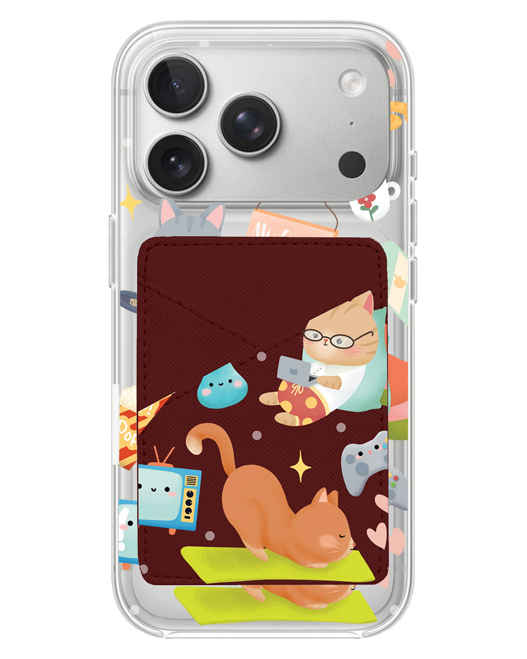 iPhone Phone Wallet Case - Stay Home