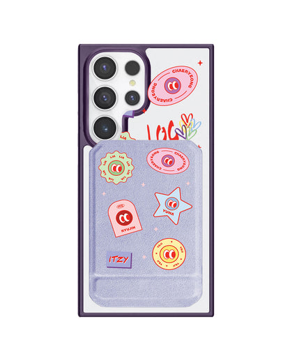 Android Magnetic Multifold Wallet - Itzy Sticker Pack
