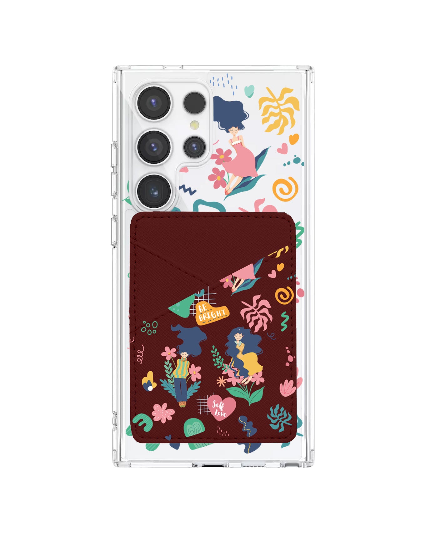 Android Phone Wallet Case - Self Love Sticker pack 2.0