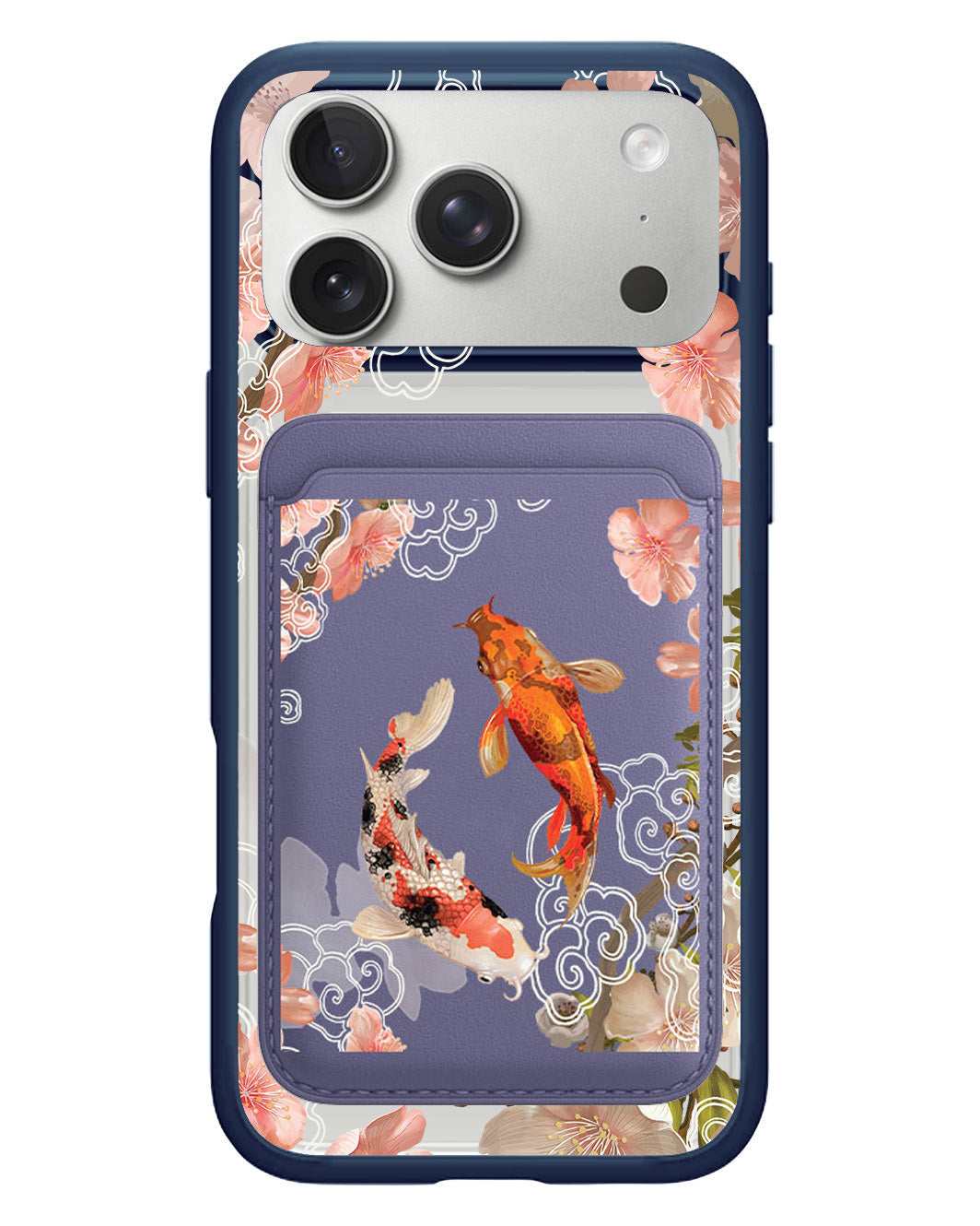 iPhone Magnetic Wallet Case - Oil Painting Koi