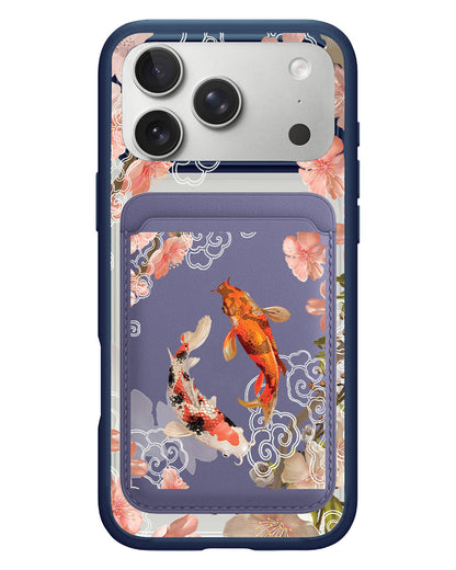 iPhone Magnetic Wallet Case - Oil Painting Koi