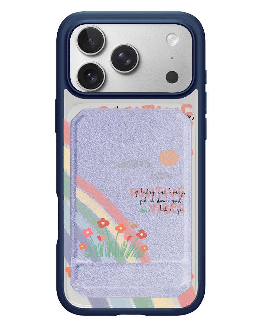iPhone Magnetic Multifold Wallet - Positive Vibes