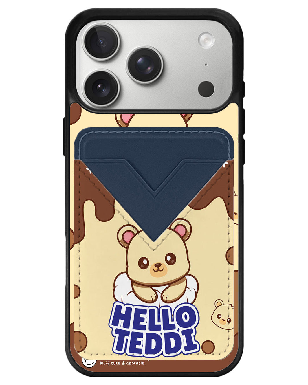 iPhone Avant Wallet Case - Hello Teddi 1.0