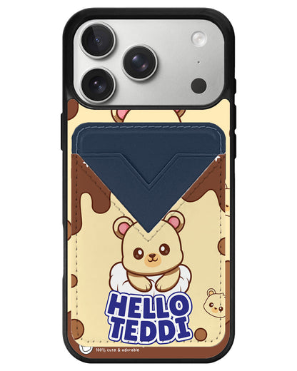 iPhone Avant Wallet Case - Hello Teddi 1.0