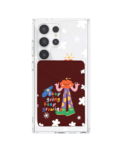 Android Phone Wallet Case - Keep Growing