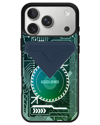 iPhone Avant Wallet Case - Circuit 2.0 Green