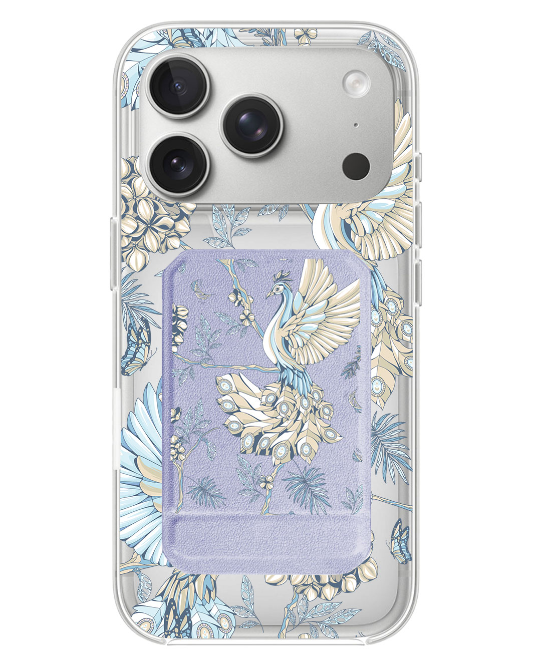 iPhone Magnetic Multifold Wallet - Peacock 5.0