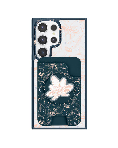 Android Magpop Wallet - Sketchy Flower & Butterfly 1.0