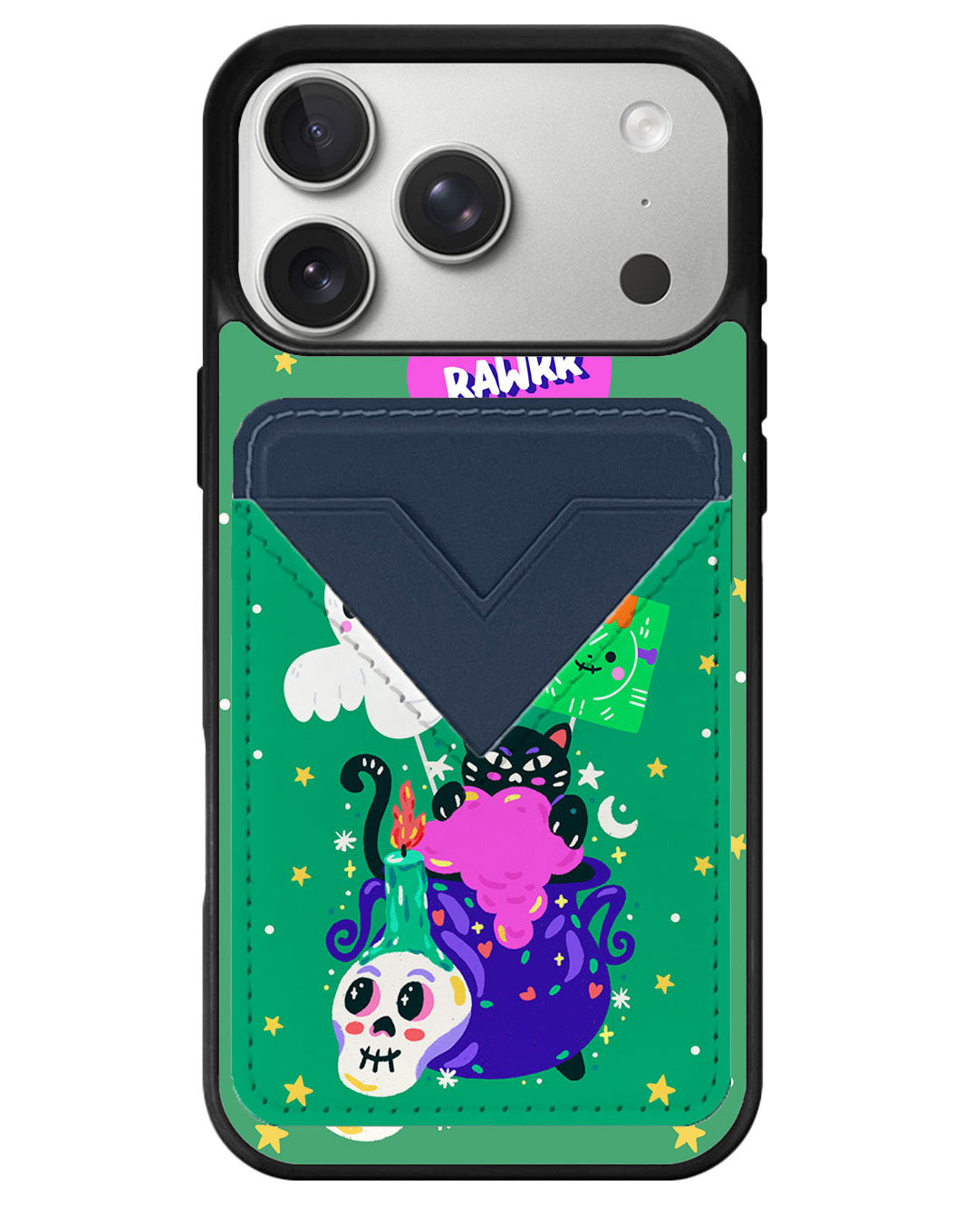 iPhone Avant Wallet Case - Cat Monster