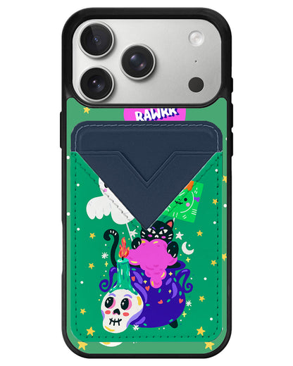 iPhone Avant Wallet Case - Cat Monster