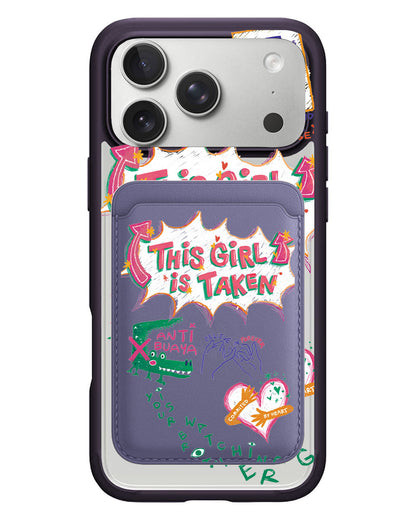 iPhone Magnetic Wallet Case - Pelakor Proof (For Her)