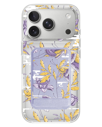iPhone Magnetic Multifold Wallet - Fish & Floral 5.0