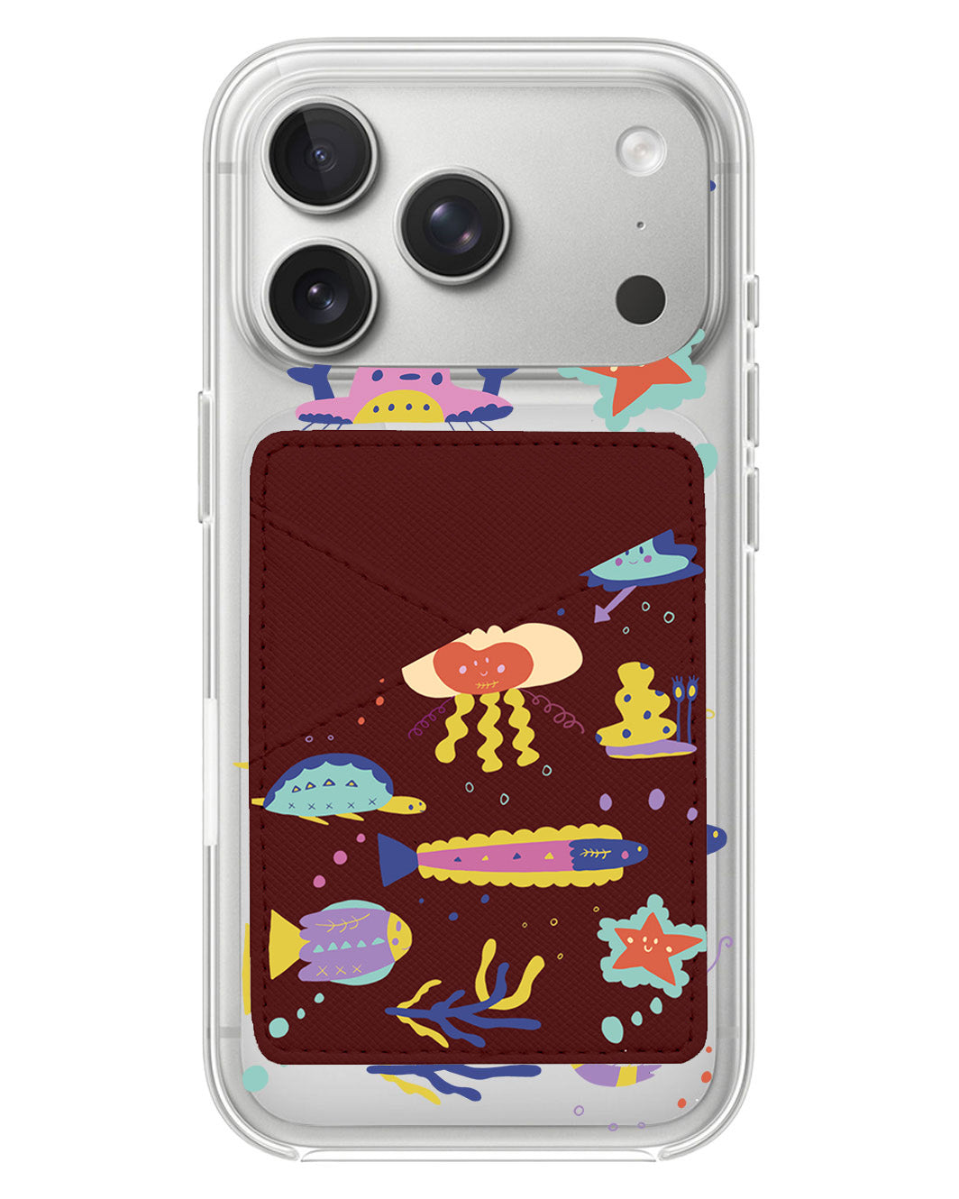 iPhone Phone Wallet Case - Ocean World