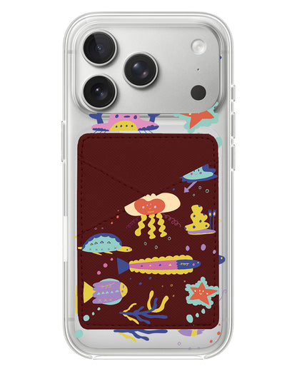 iPhone Phone Wallet Case - Ocean World
