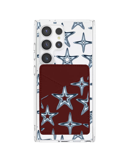 Android Phone Wallet Case - Chrome Star