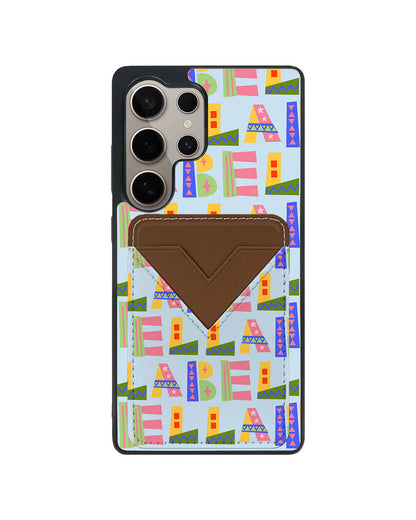 Android Avant Wallet Case - Playful Monogram 5.0