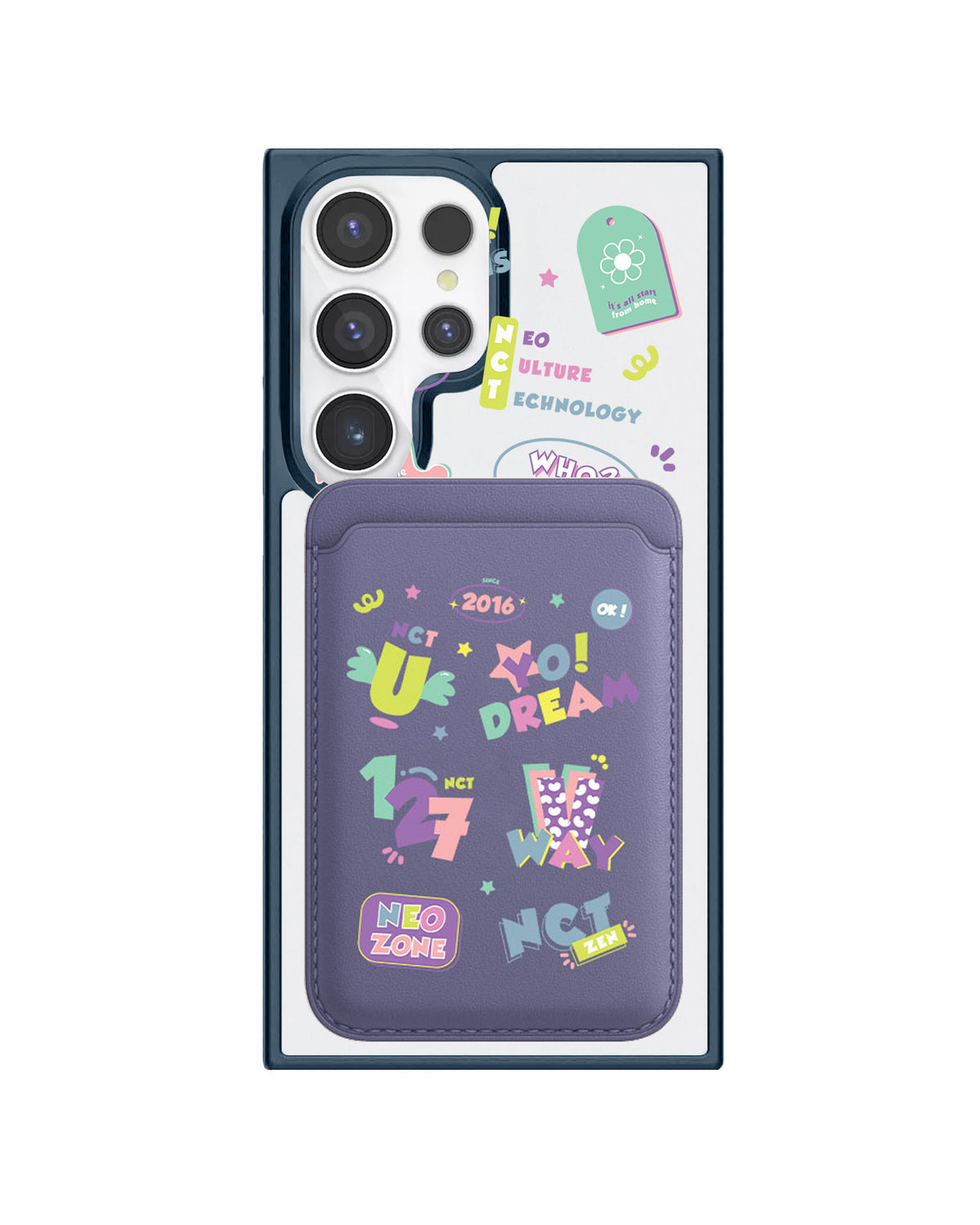 Android Magnetic Wallet Case - NCT Sticker Pack