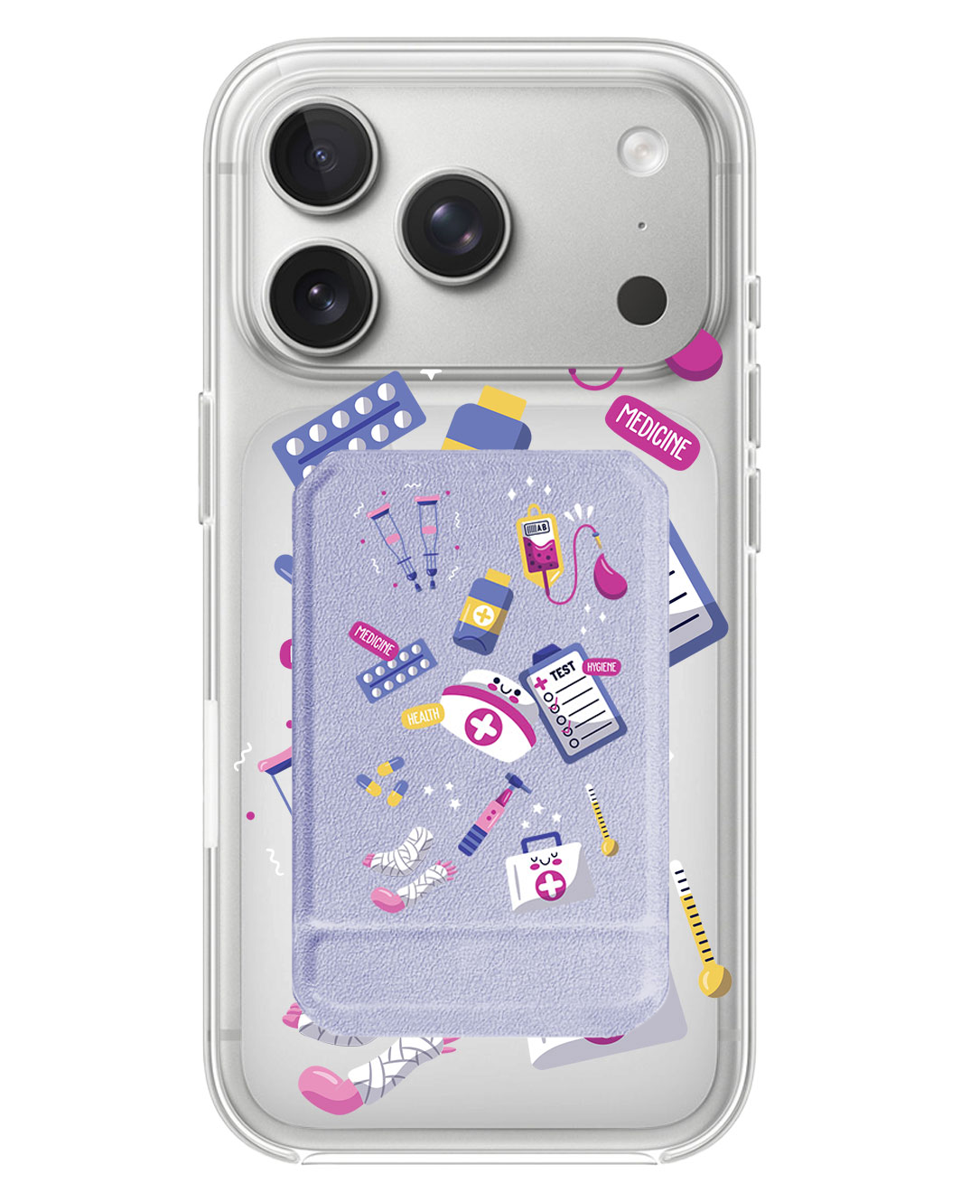 iPhone Magnetic Multifold Wallet - Nurse