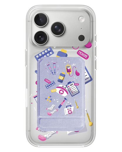 iPhone Magnetic Multifold Wallet - Nurse