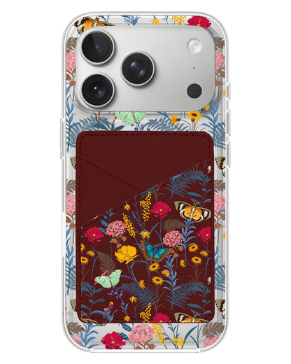 iPhone Phone Wallet Case - Flora Magnolia