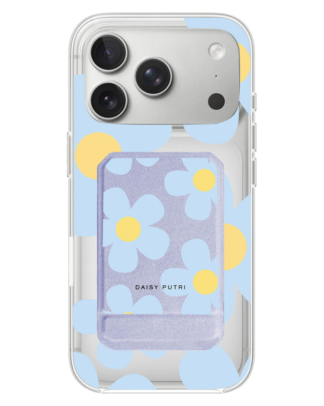 iPhone Magnetic Multifold Wallet - Daisy Garland