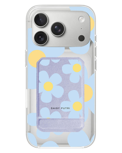 iPhone Magnetic Multifold Wallet - Daisy Garland