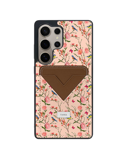 Android Avant Wallet Case - Flora Gardenia