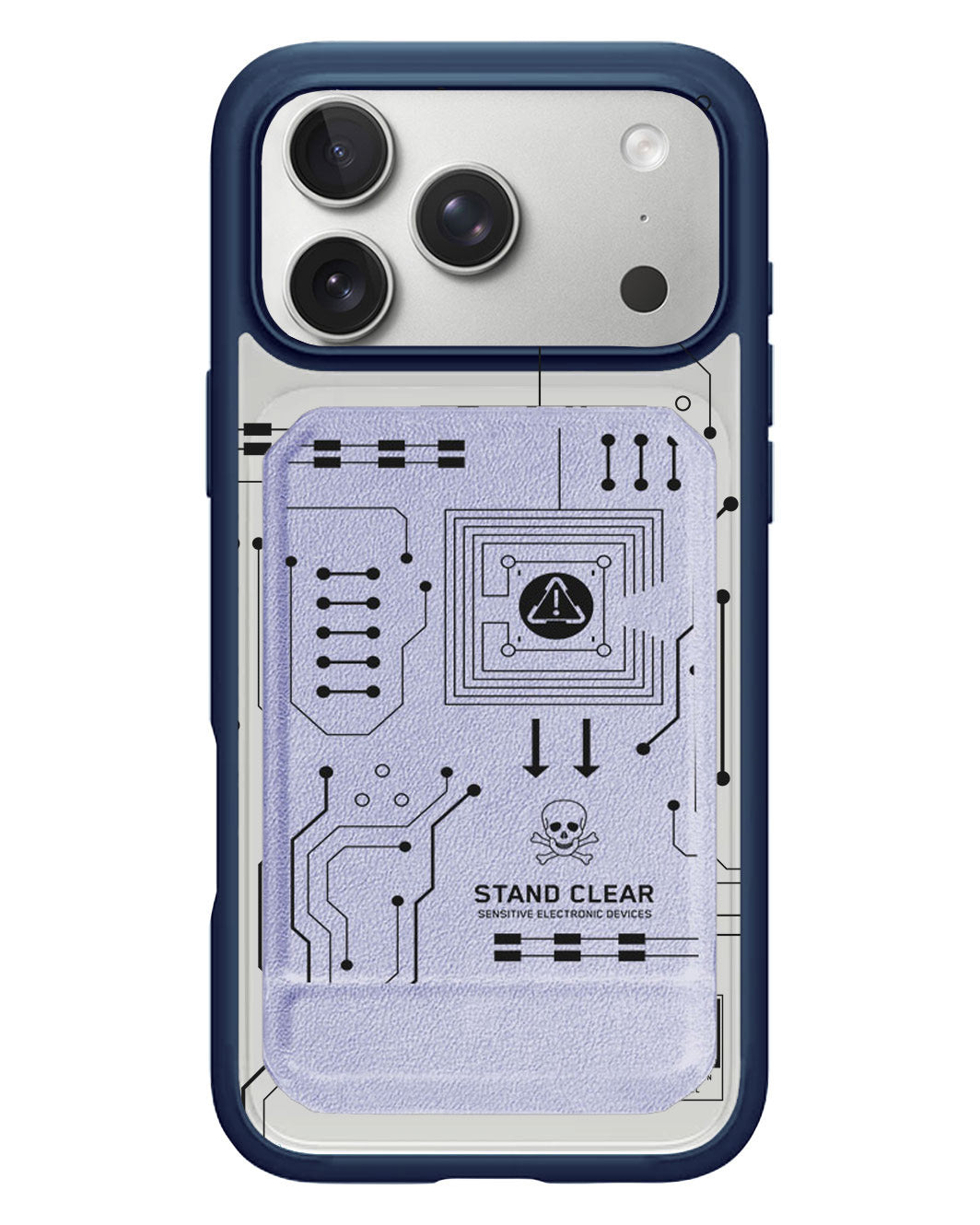 iPhone Magnetic Multifold Wallet - Circuit Black